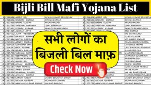 Bijli Bill Mafi Yojana List: सभी को मुफ्त बिजली, अभी जाँचें अपना नाम!