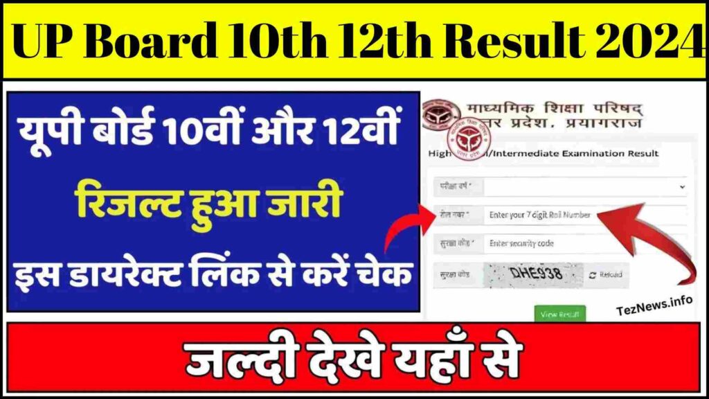 UP Board 10th 12th Result 2024