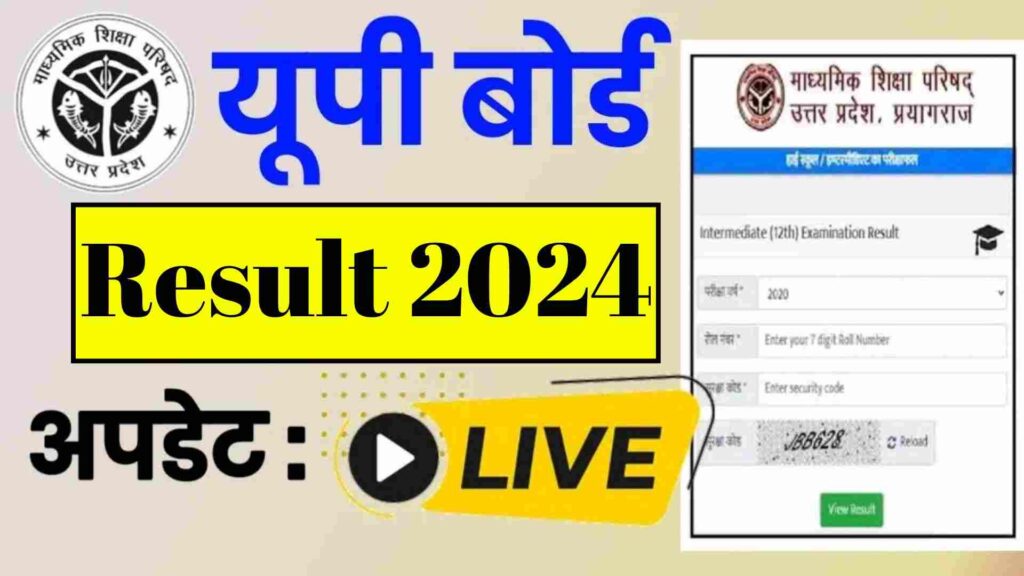 UP Board Result 2024 LIVE