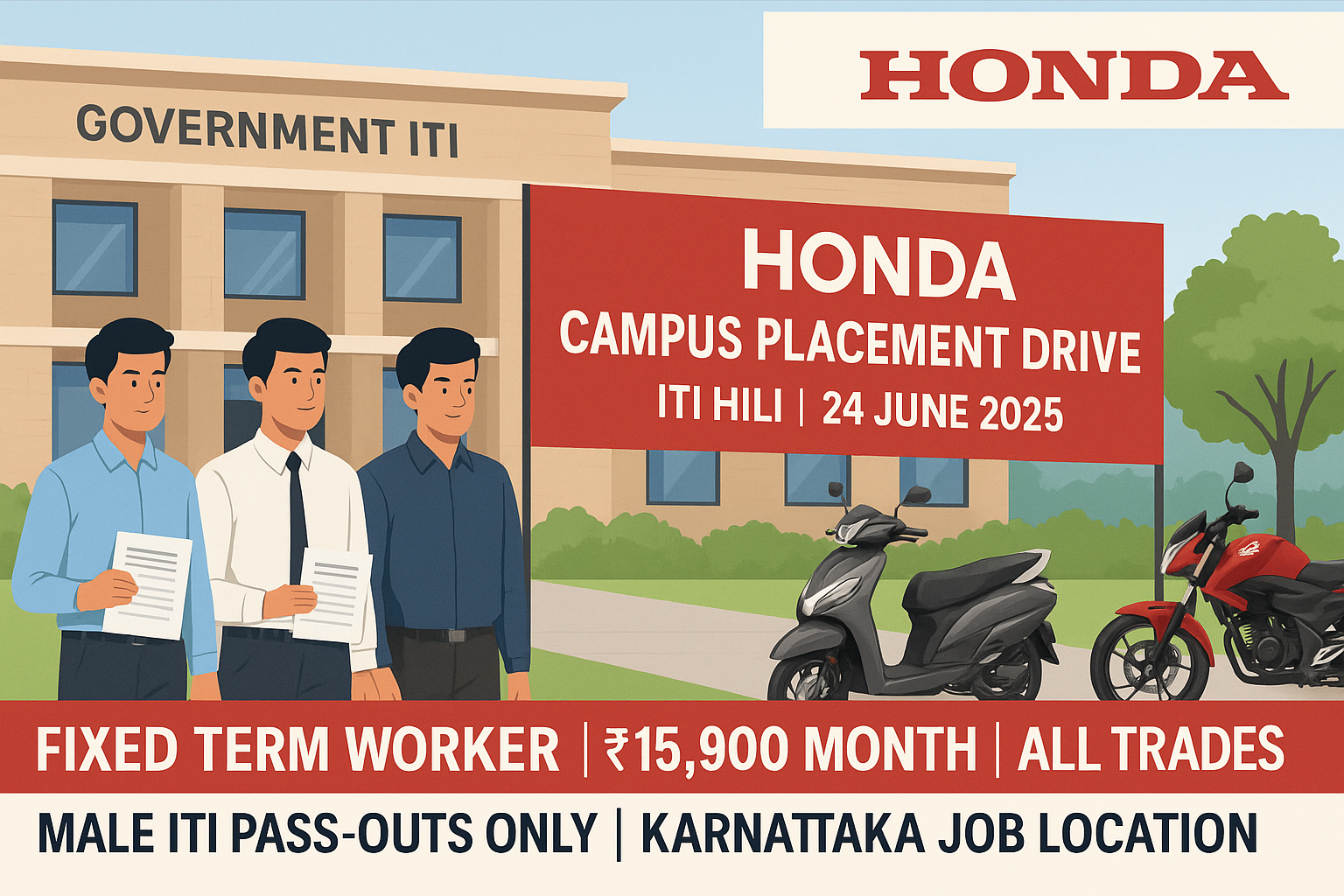 Honda Motorcycle Scooter Campus Placement Drive 2025