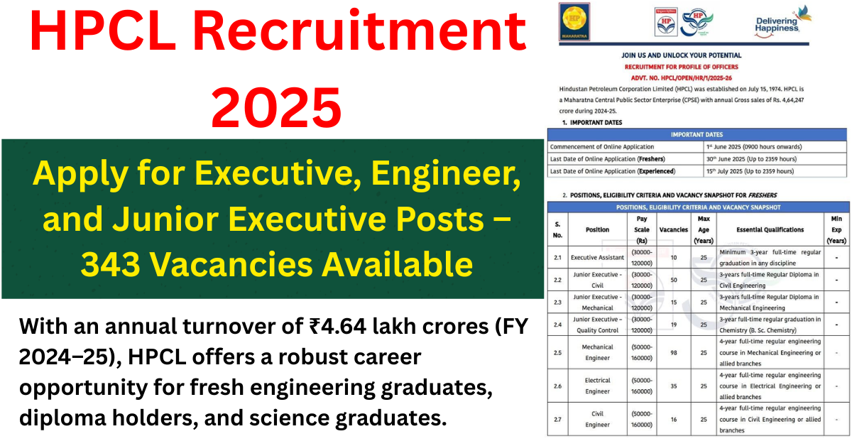 HPCL Recruitment 2025